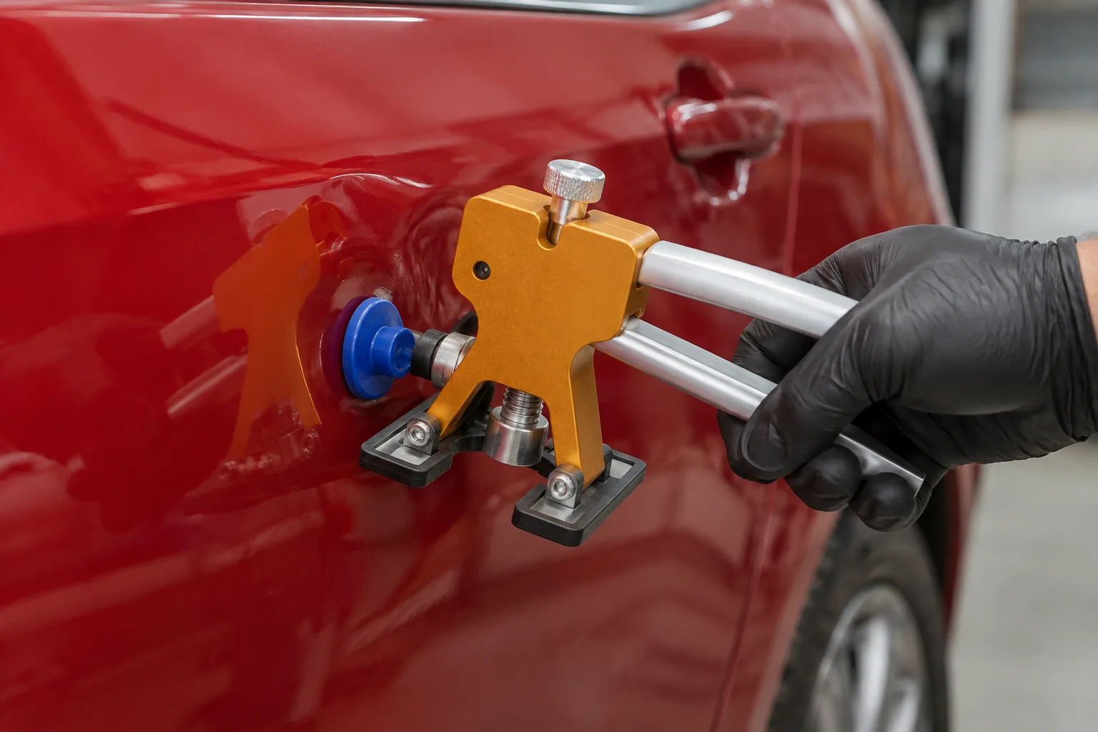 Dent Repair at AG Auto Body and Paint Experts, Lansdowne, PA