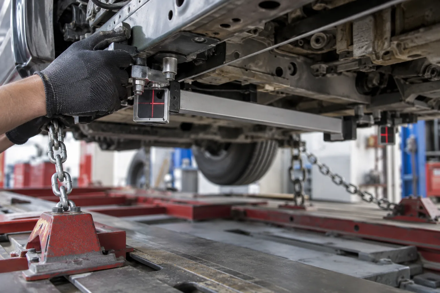 Frame Repair at AG Auto Body and Paint Experts, Lansdowne, PA